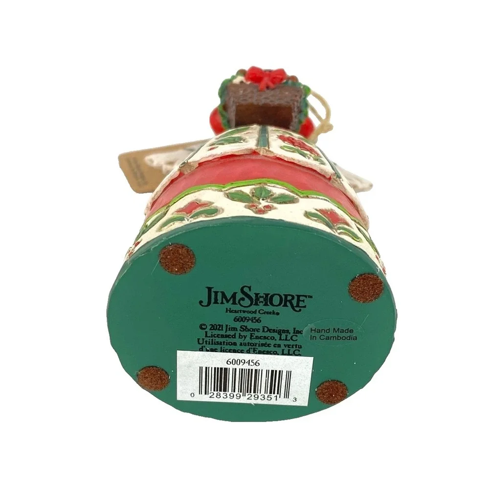 Jim Shore Floral Angel Christmas Tree Ornament w Box 6009456 RARE Collectible